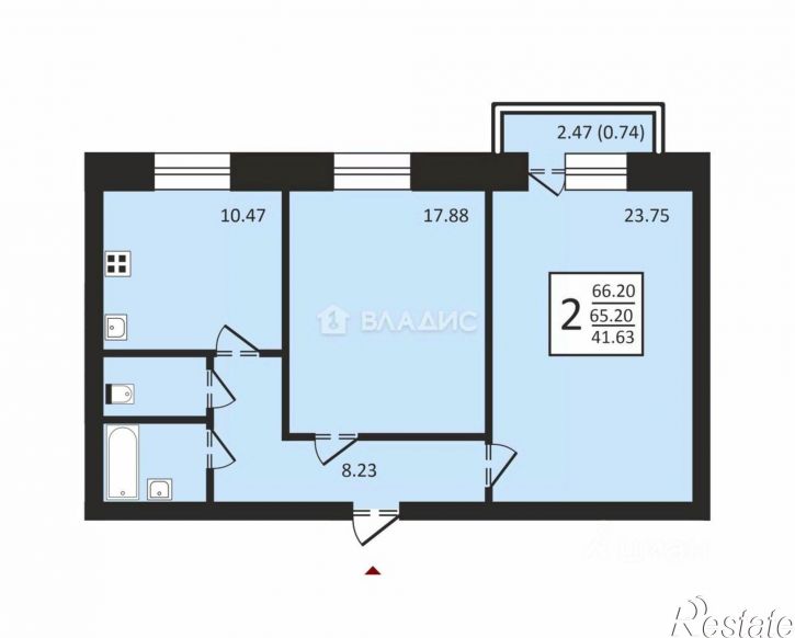 2-комн квартира Верхний Чов, 23/1,  д. 23/1
