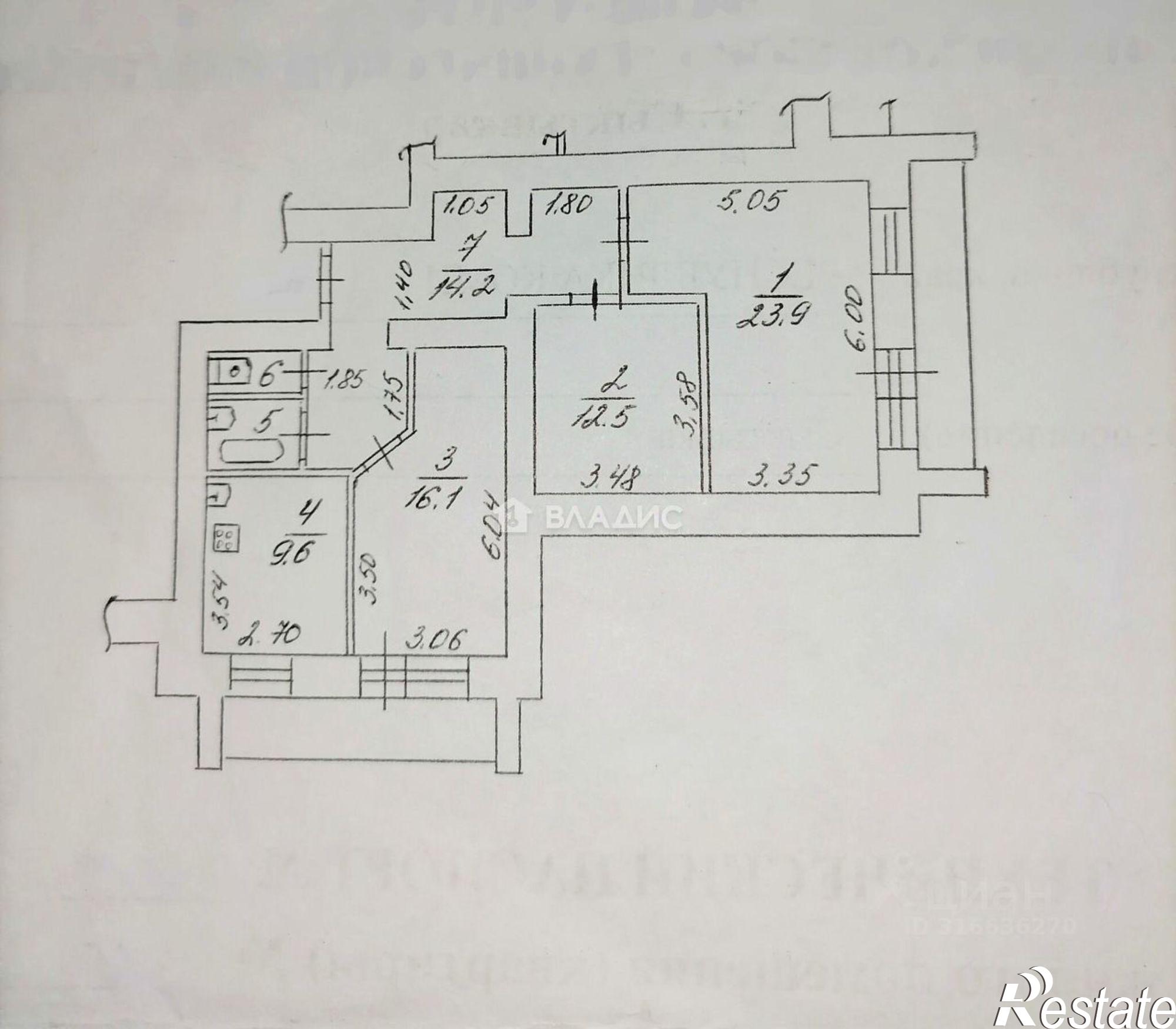Купить квартиру за 4 780 000 рублей на Октябрьский проспект, 377