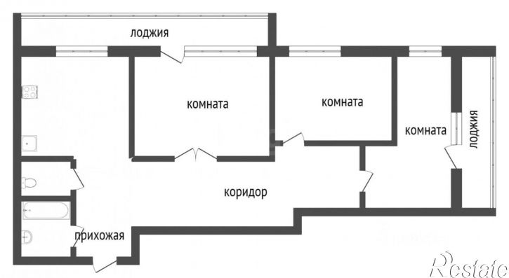 3-комн квартира Октябрьский проспект, 377,  д. 377
