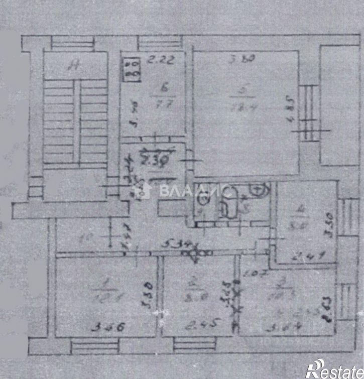 5-комн квартира Ручейная улица, 28А,  д. 28А