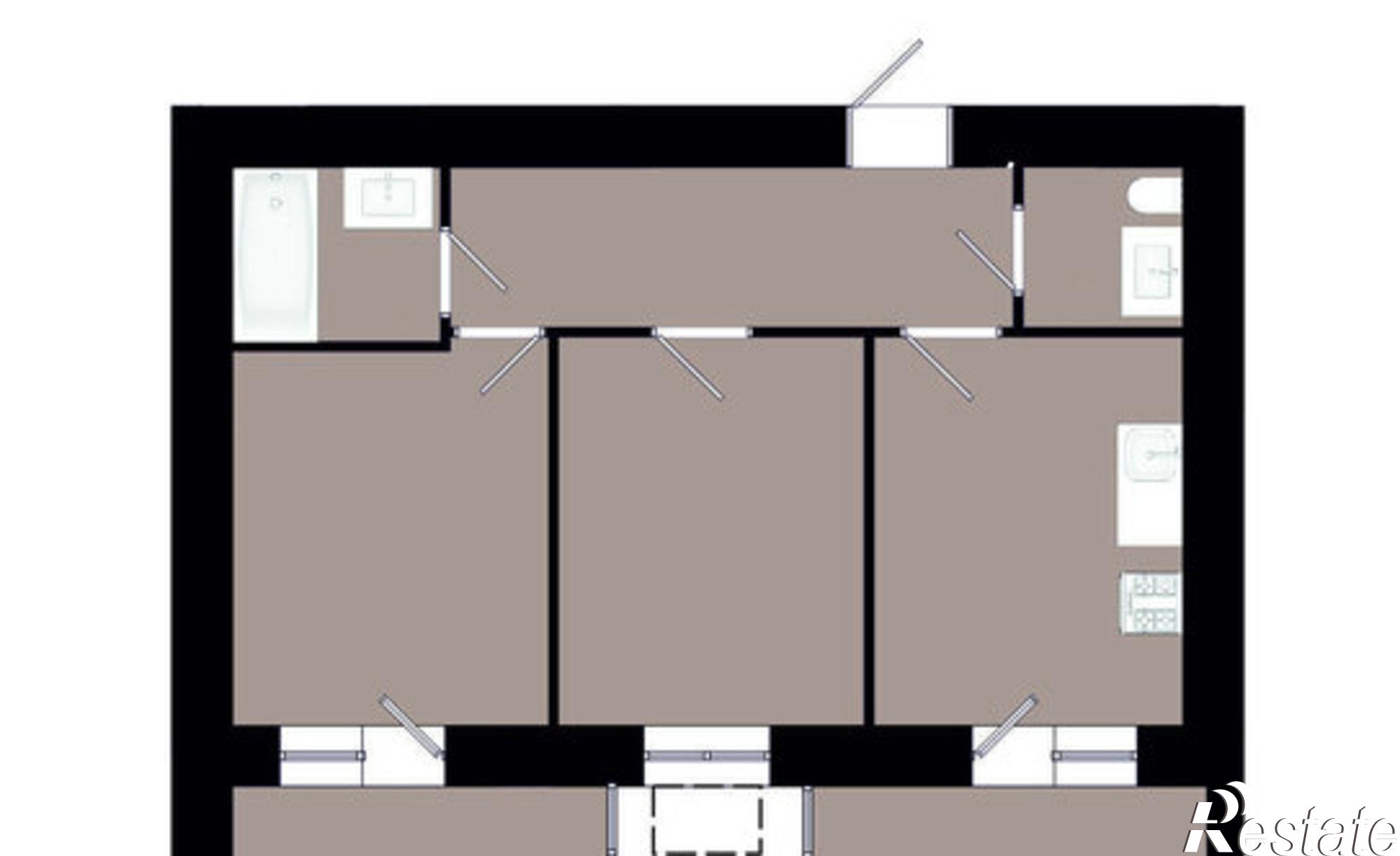 Купить квартиру за 6 700 000 рублей на Первомайская улица, 20