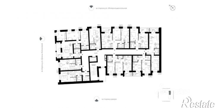 3-комн квартира в новом доме ул Домны Каликовой, 51,  д. 51