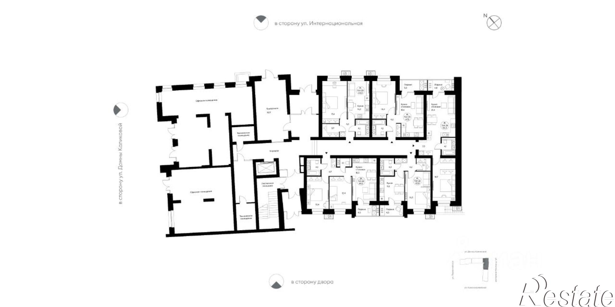 Купить квартиру за 5 460 000 рублей на Интернациональная улица, 200