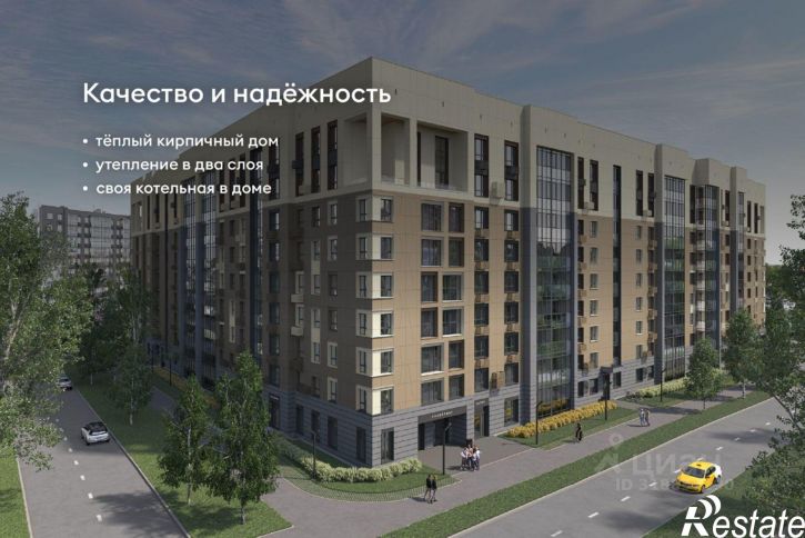 1-комн квартира в новом доме ул Домны Каликовой, 51,  д. 51