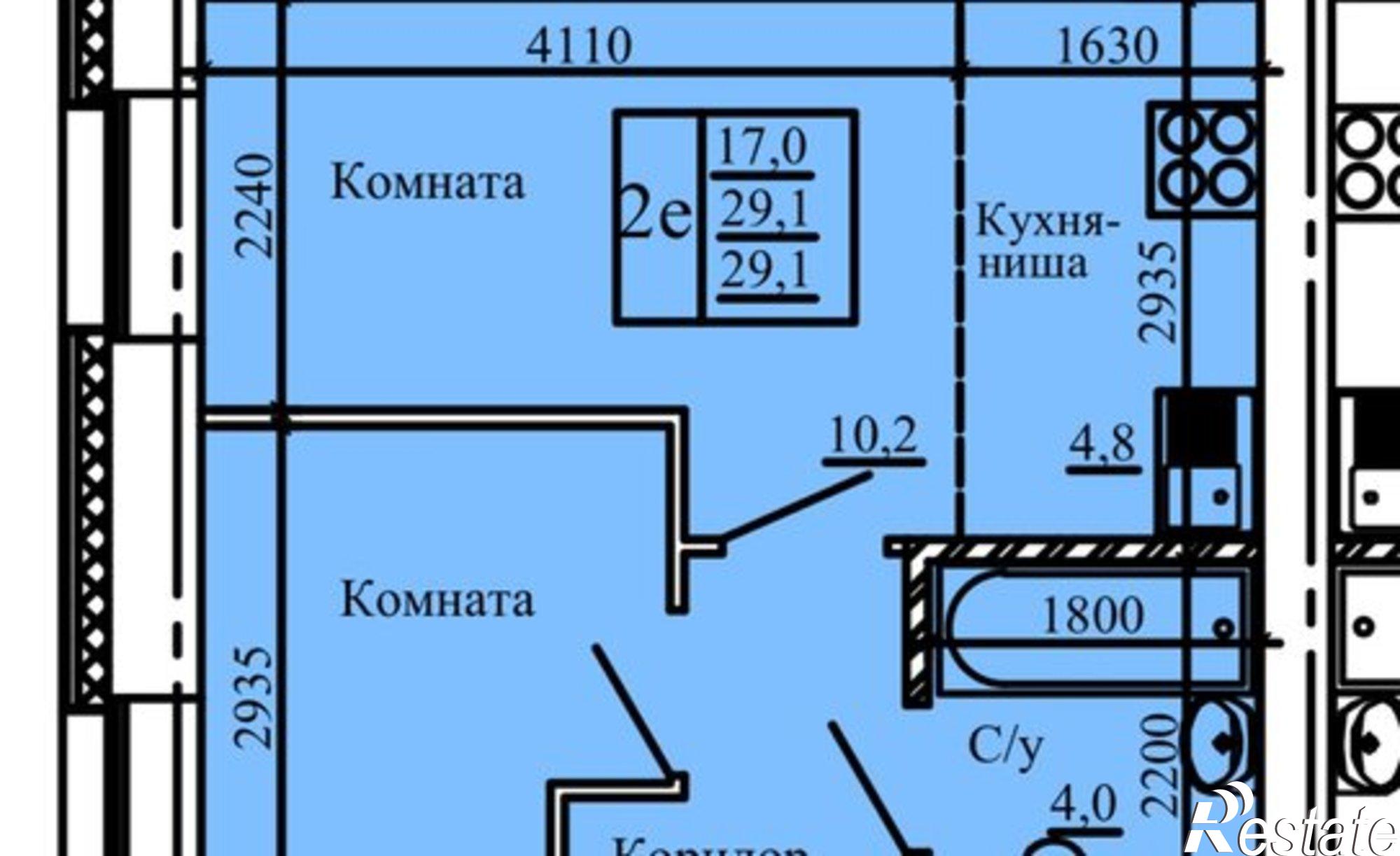 Купить квартиру за 3 999 000 рублей на Петрозаводская улица, 43