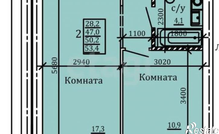 2-комн квартира ул Тентюковская, 320 4,  д. 320 4,  к. 4