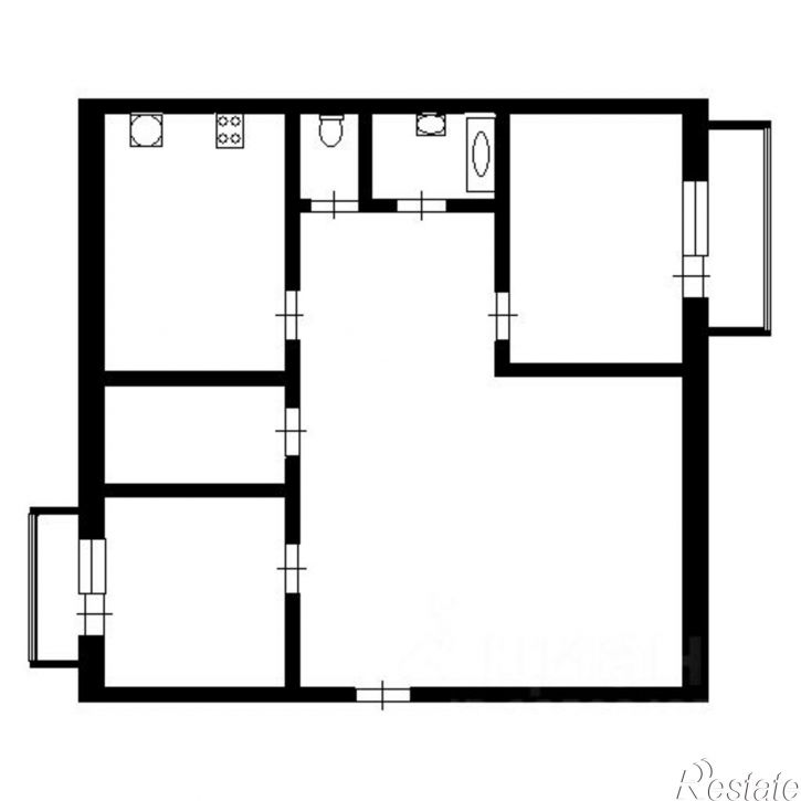 3-комн квартира ул Малышева, 16,  д. 16