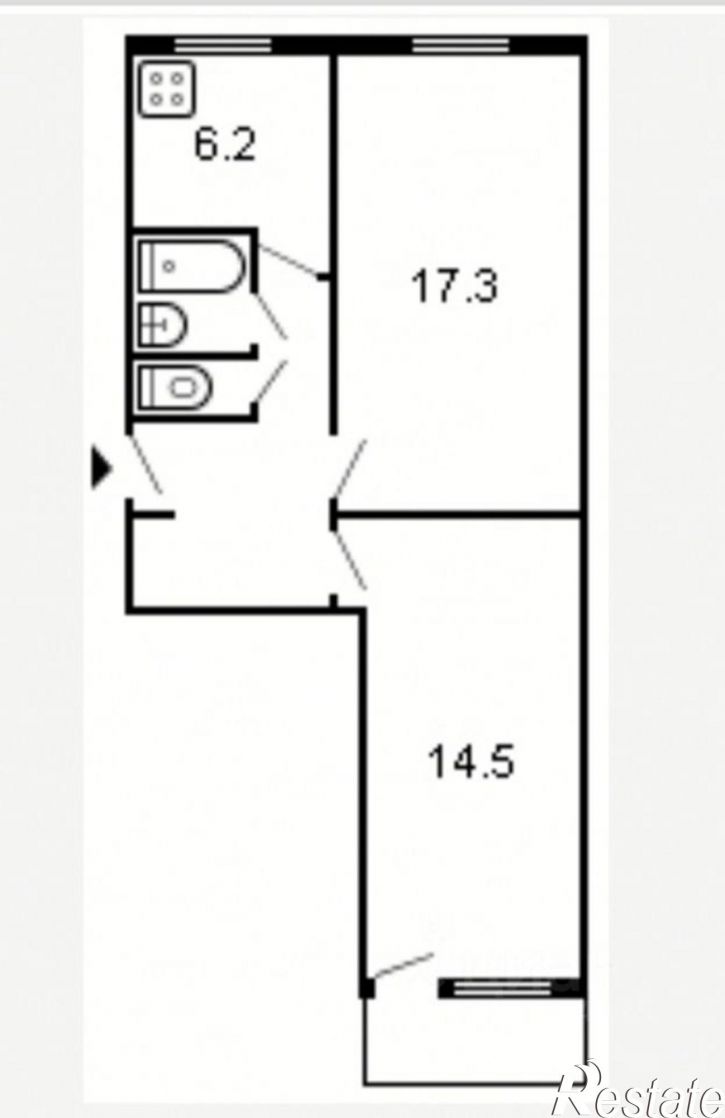 2-комн квартира ул Димитрова, 4,  д. 4