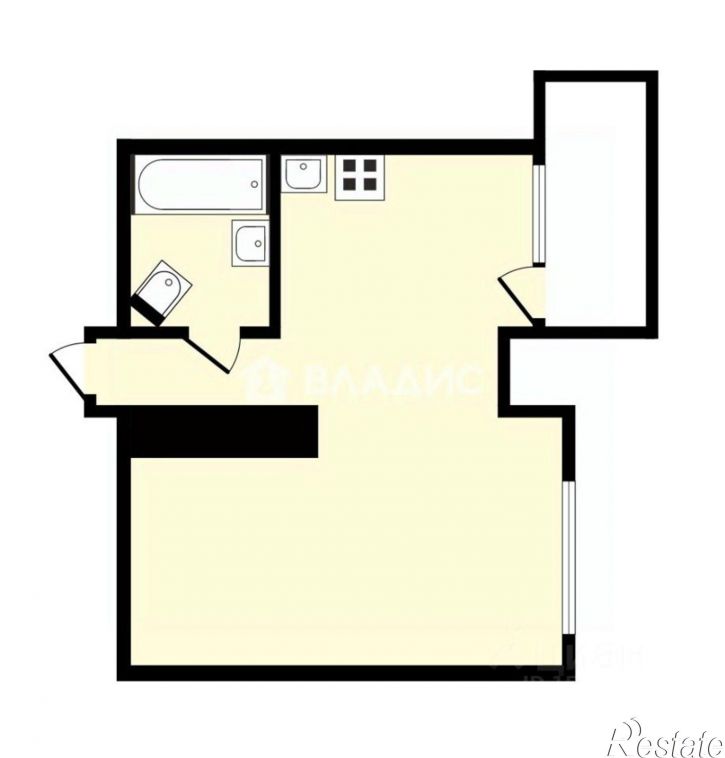 1-комн квартира ул Дальняя, 37,  д. 37