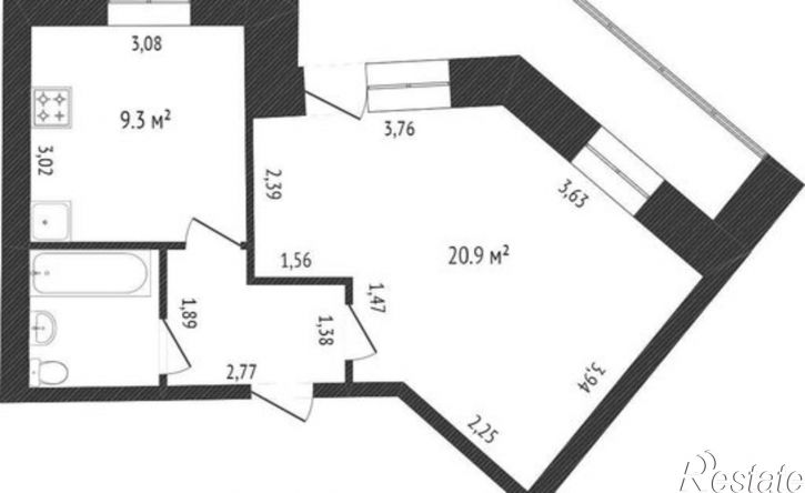1-комн квартира Покровский б-р, 11,  д. 11