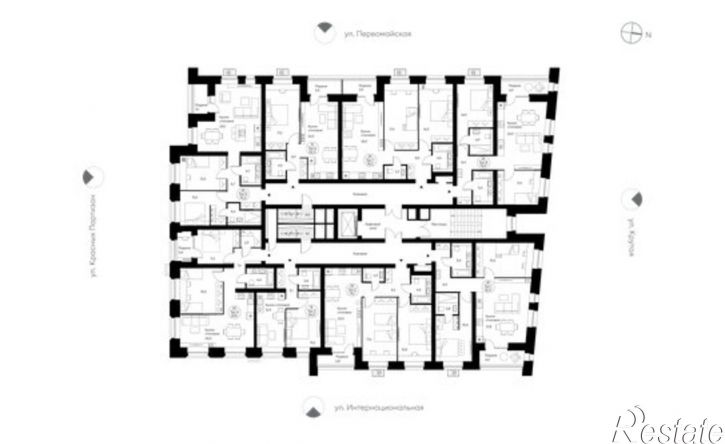 3-комн квартира в новом доме ул Крутая, 2,  д. 2