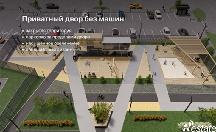3-комн квартира в новом доме ул Крутая, 2,  д. 2