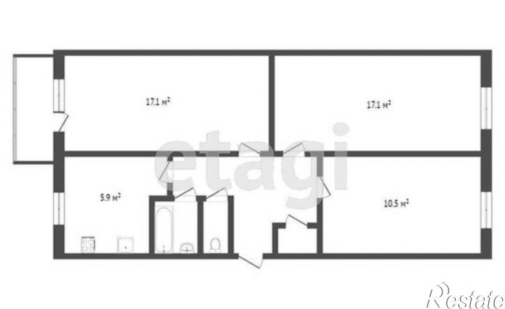 3-комн квартира ул Коммунистическая, 83,  д. 83