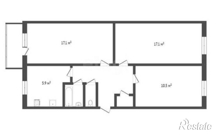 3-комн квартира ул Коммунистическая, 83,  д. 83
