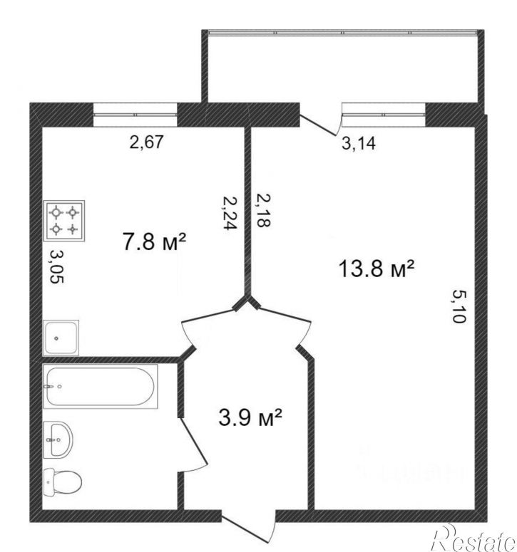 1-комн квартира Сысольское шоссе, 17,  д. 17