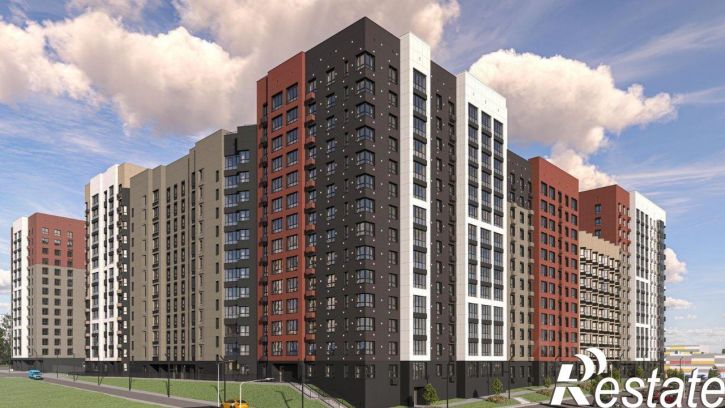 1-комн квартира в новом доме Октябрьский проспект, 137,  д. 137