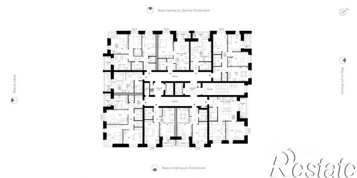 3-комн квартира в новом доме Южная улица, 10,  д. 10