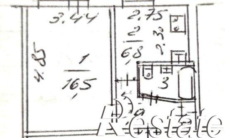 1-комн квартира улица Комарова, 7,  д. 7